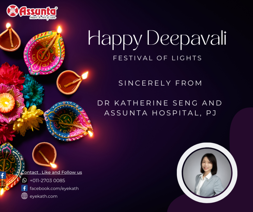 🌟 Wishing a Sparkling Deepavali and Happy Holidays to our Assunta Hospital PJ Community! 🌟