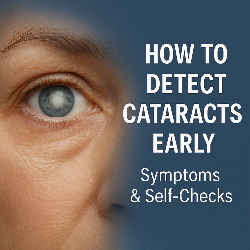 How to Detect Cataracts Early: A Guide to Clearer Vision